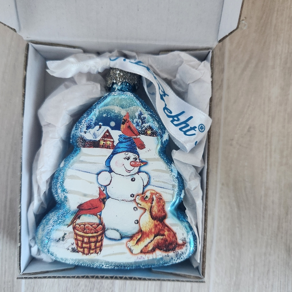 G. DeBrekht Glass Christmas Ornaments New In Box